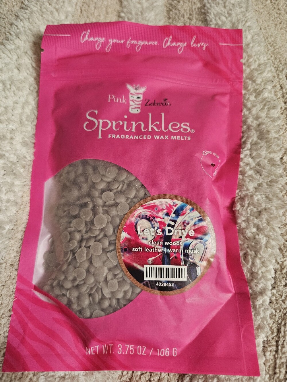 Pink Zebra Bag Of Sprinkles Lets Drive New
